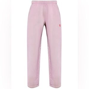 T by Alexander Wang Alexander Wang.t Sweatpants apple logo Washed Pink Lace Sz M